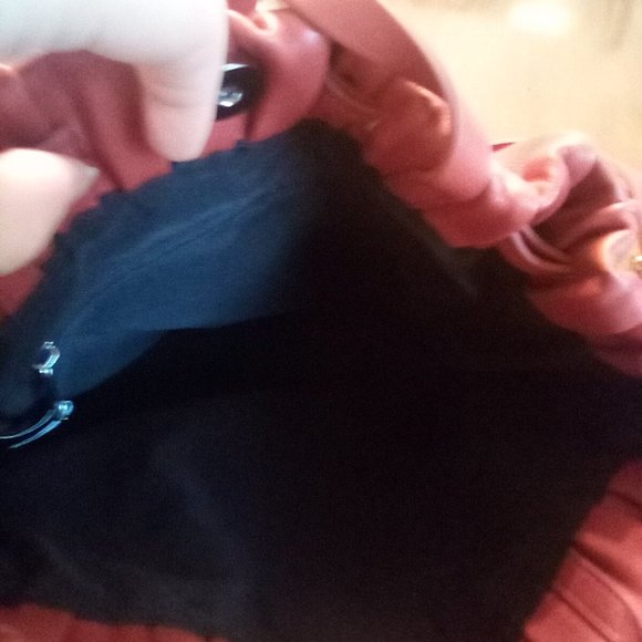 Burnt Orange Pleated Purse - Picture 10 of 13